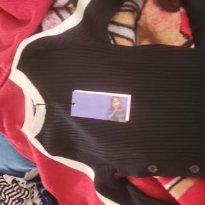 Target future collective long black and white dress kalana Barfield brown